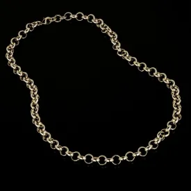 10mm Gold Filled Bonded Classic Belcher Chain 24 Inch