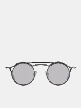 2903H Matte Black Sunglasses (2903H-MATTE-BLACK-SILVER-MIRRO)