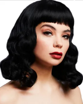 40s Black Bettie Fever Deluxe Wig