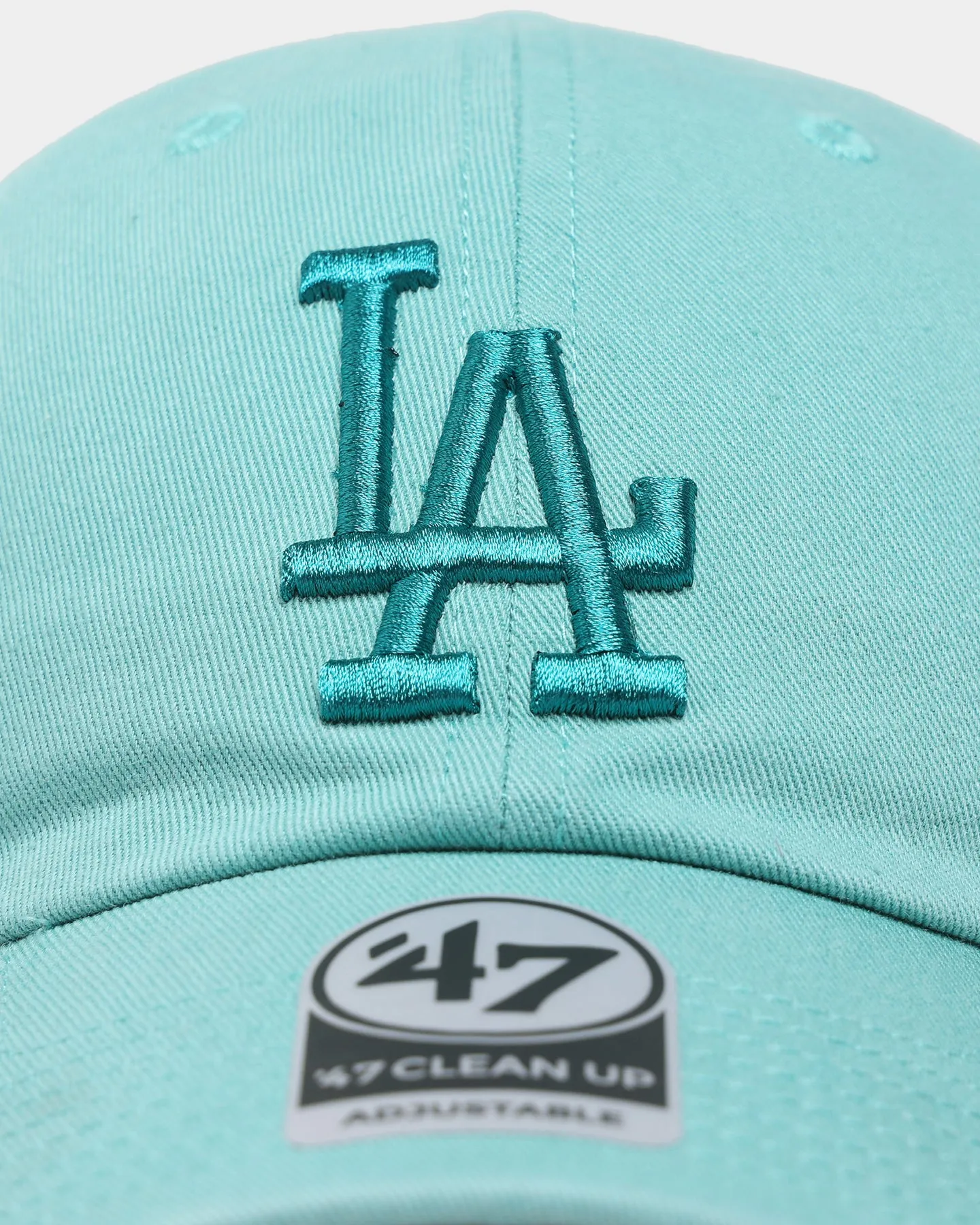 47 Brand Los Angeles Dodgers Clean Up Strapback Lagoon