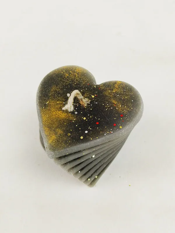 5x5 Heart Shape Candle - Multicolor