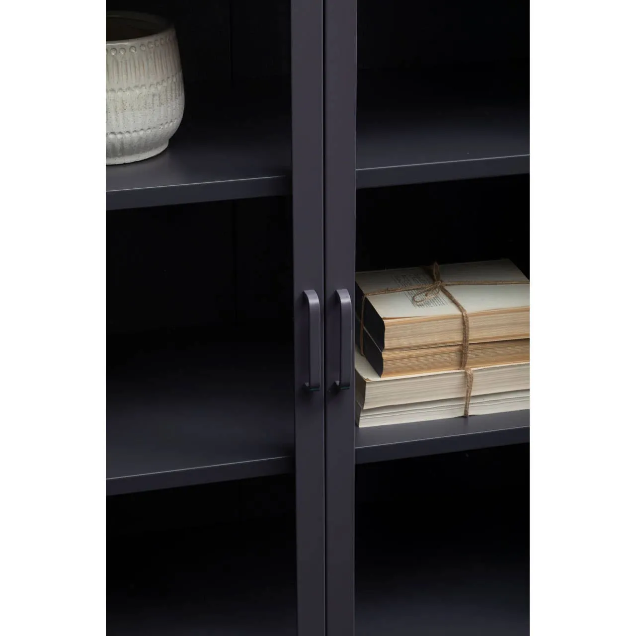 Acier Two Door Grey Cabinet