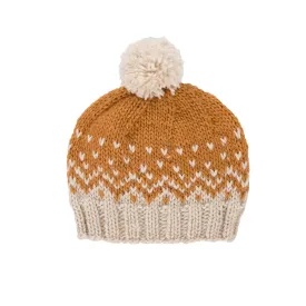 Acorn Kids: Snowflake Beanie Caramel and Oatmeal