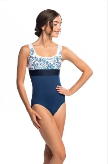 AINSLIEWEAR AW1071PA MANON PAISLEY LEOTARD