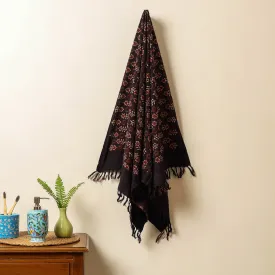 Ajrakh Block Printed Handloom Cotton Towel