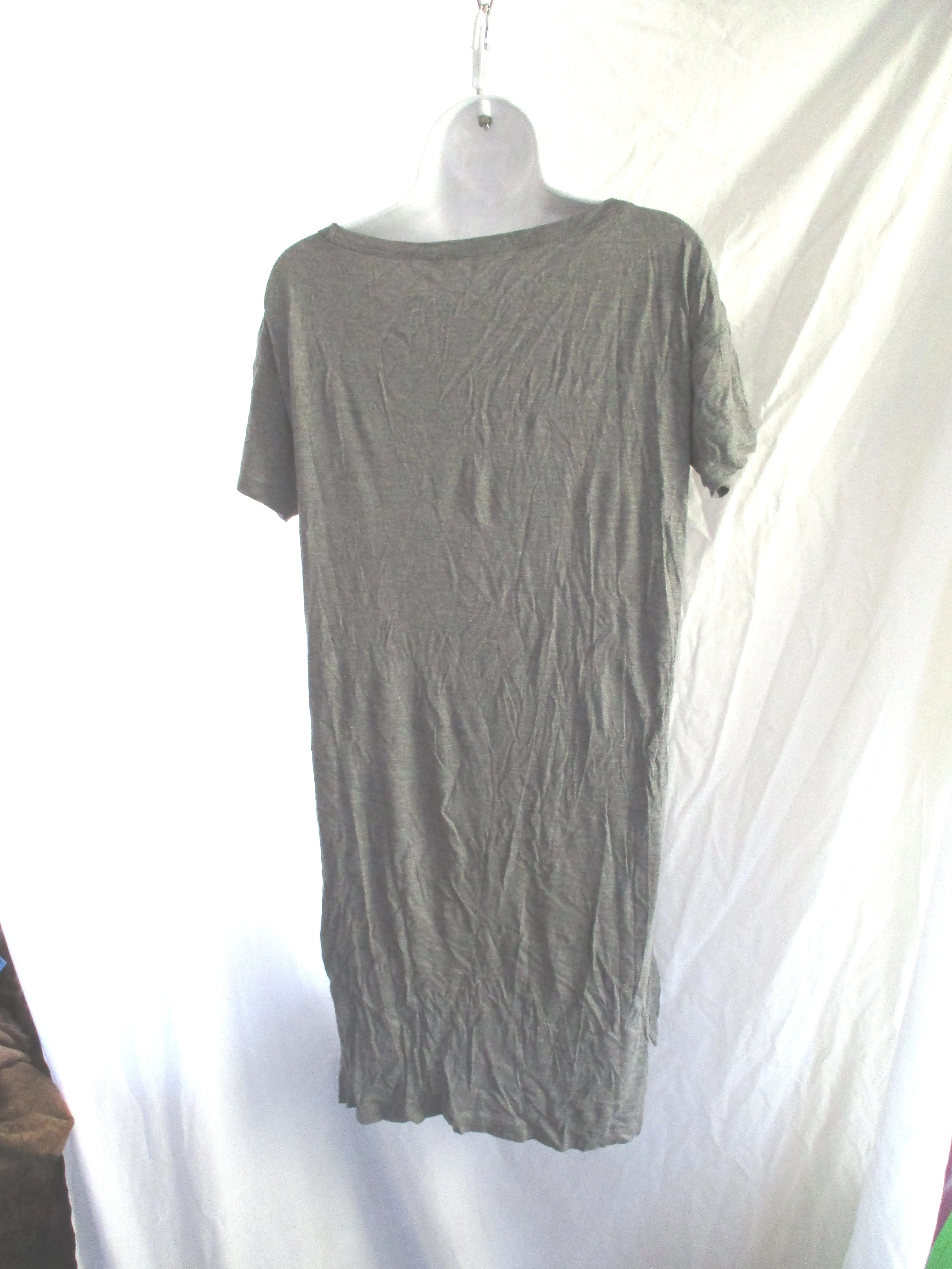 ALEXANDER WANG Tee T-Shirt Dress One Piece S GREY GRAY