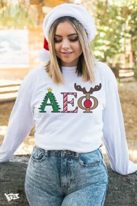 Alpha Epsilon Phi Holiday Letter Long Sleeve