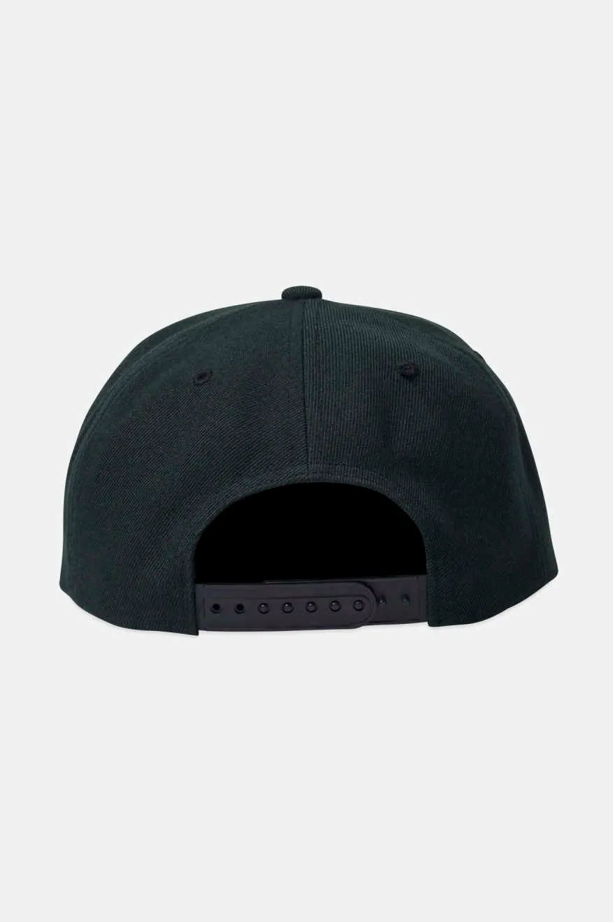 Alpha Square NetPlus MP Snapback - Black/Black