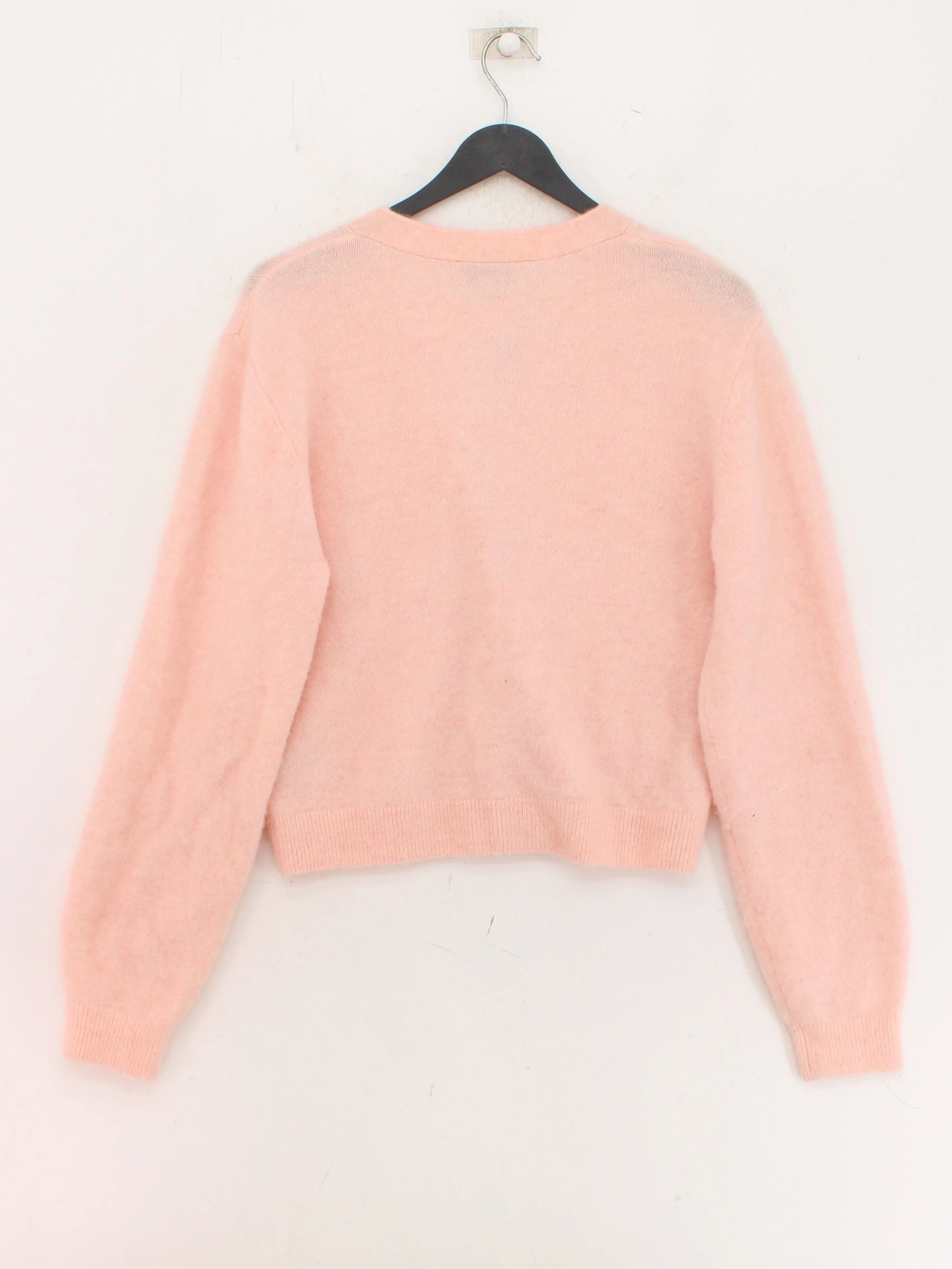 Pink Womens S Cardigan with Polyamide, Elastane, and Wool Blend from & Other Stories