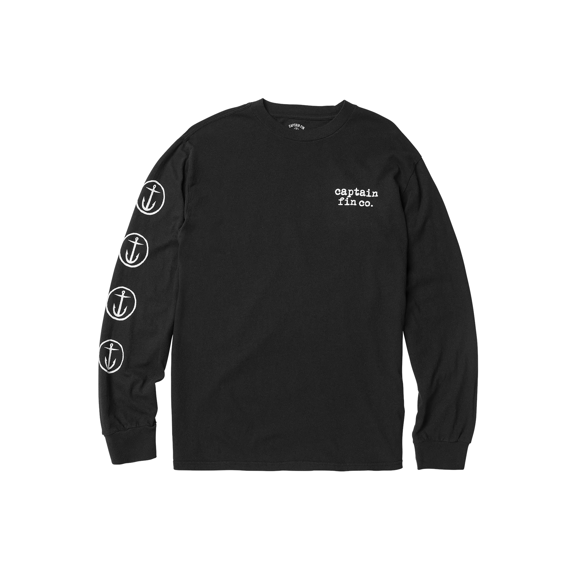 Anchor Long Sleeve Tee - Black