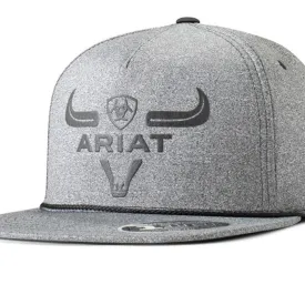 Ariat Men's Logo Longhorn Flexfit Trucker Cap