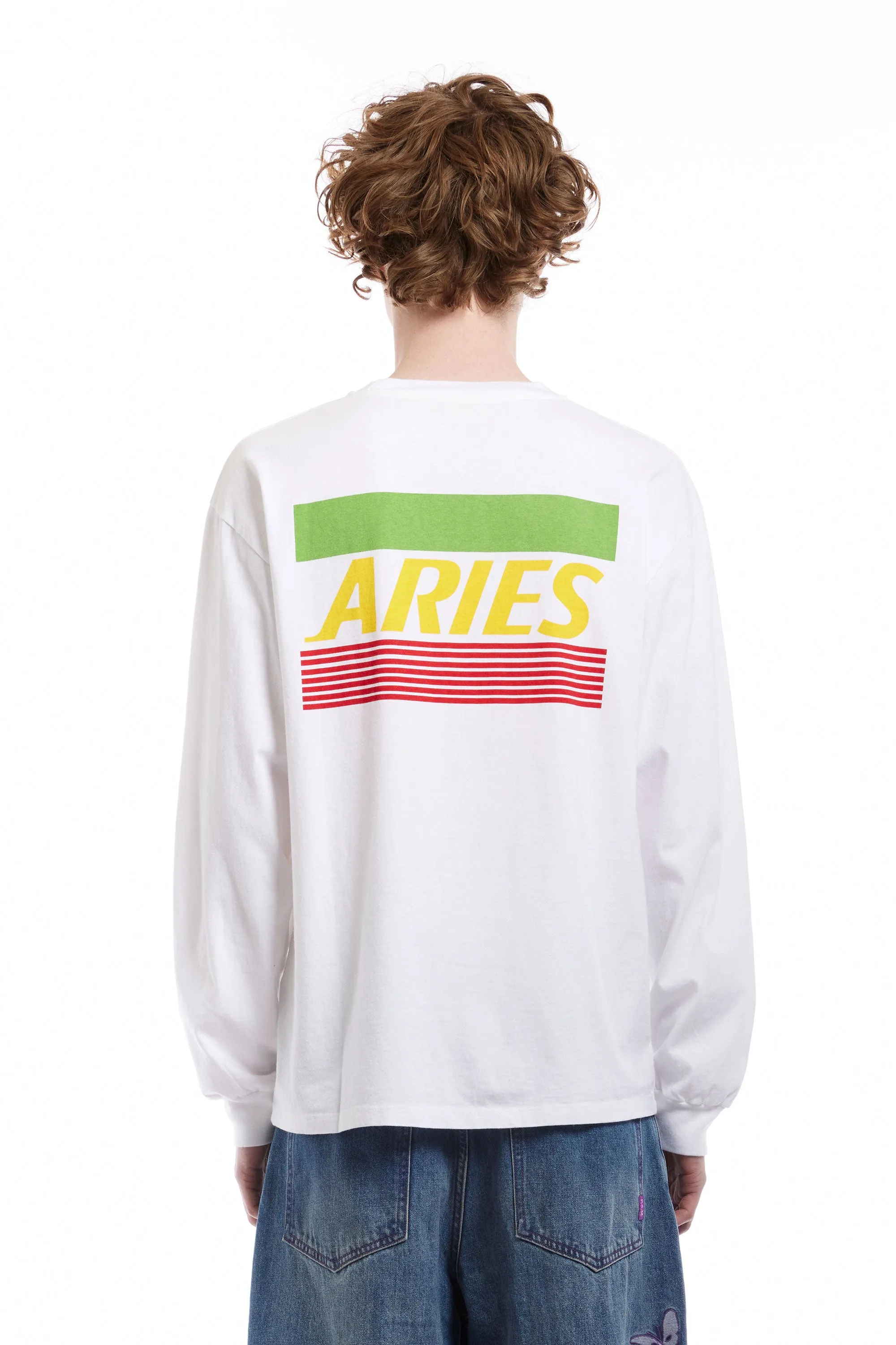 ARIES - CREDIT CARD LS TEE WHITE