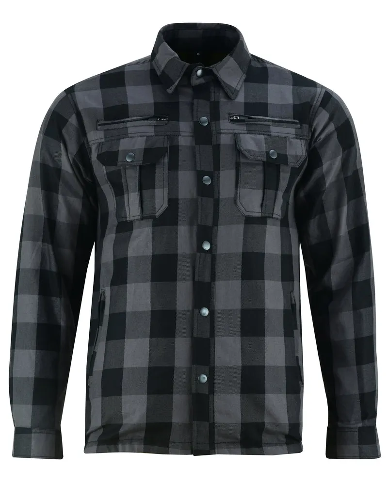 Armored Flannel Shirt - Gray