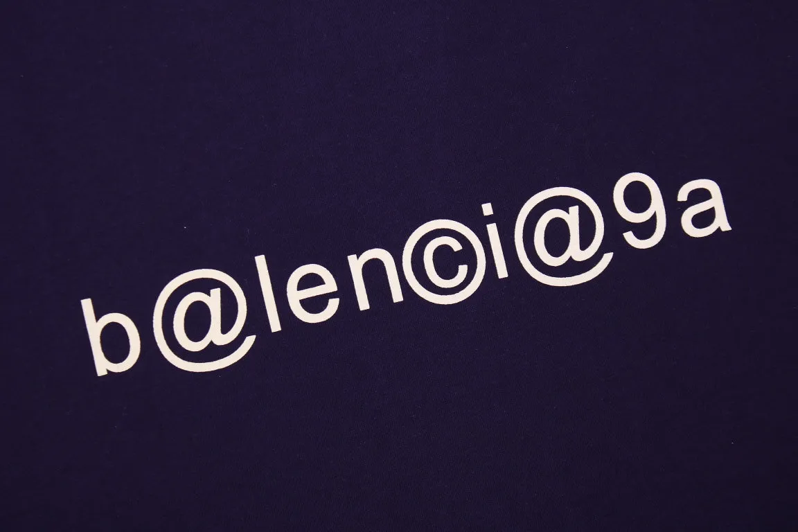 Balenciaga Digital Age Logo T-Shirt - Black