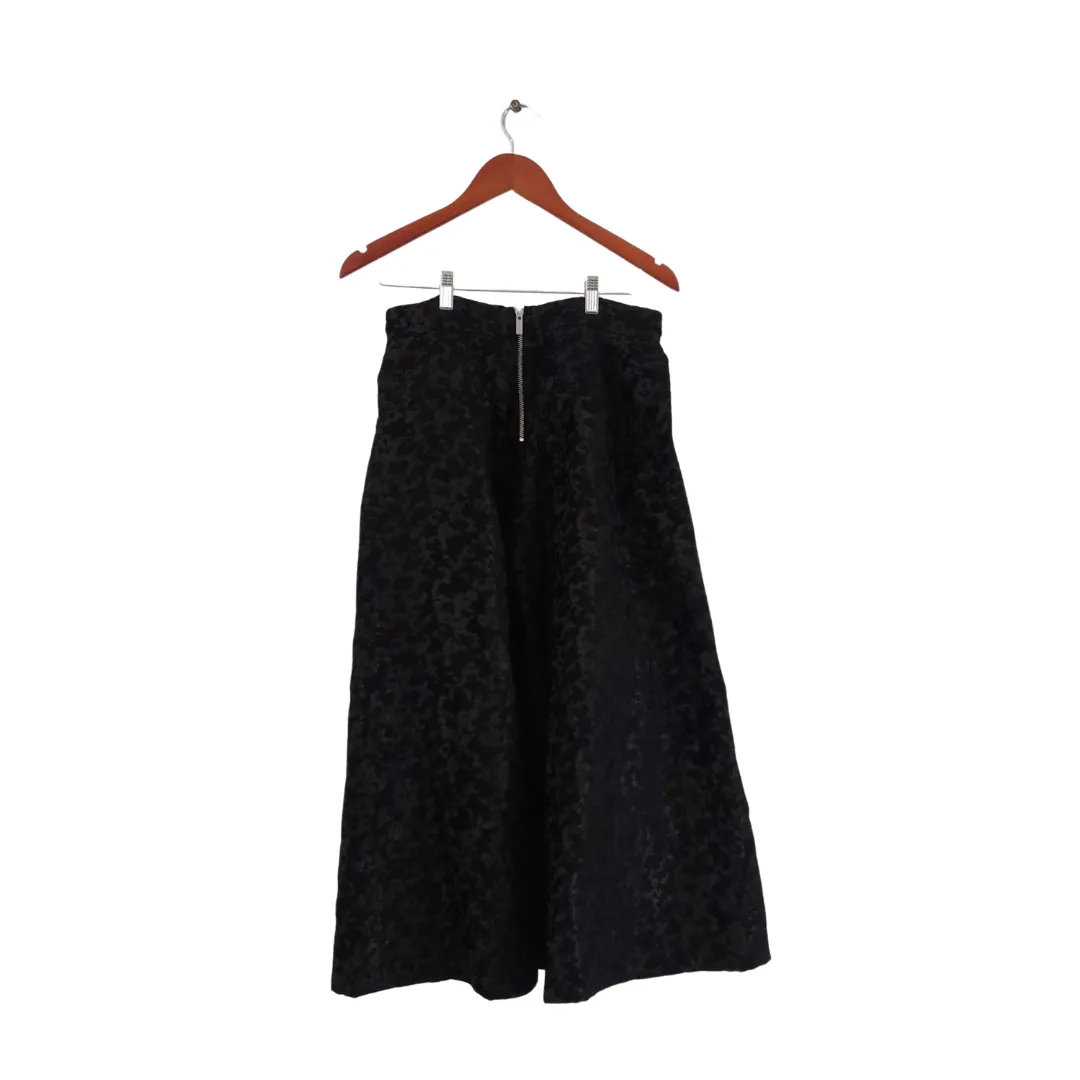 Banana Republic Black Printed Long Skirt | Brand New |