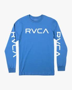 Big RVCA Long Sleeve Tee - French Blue