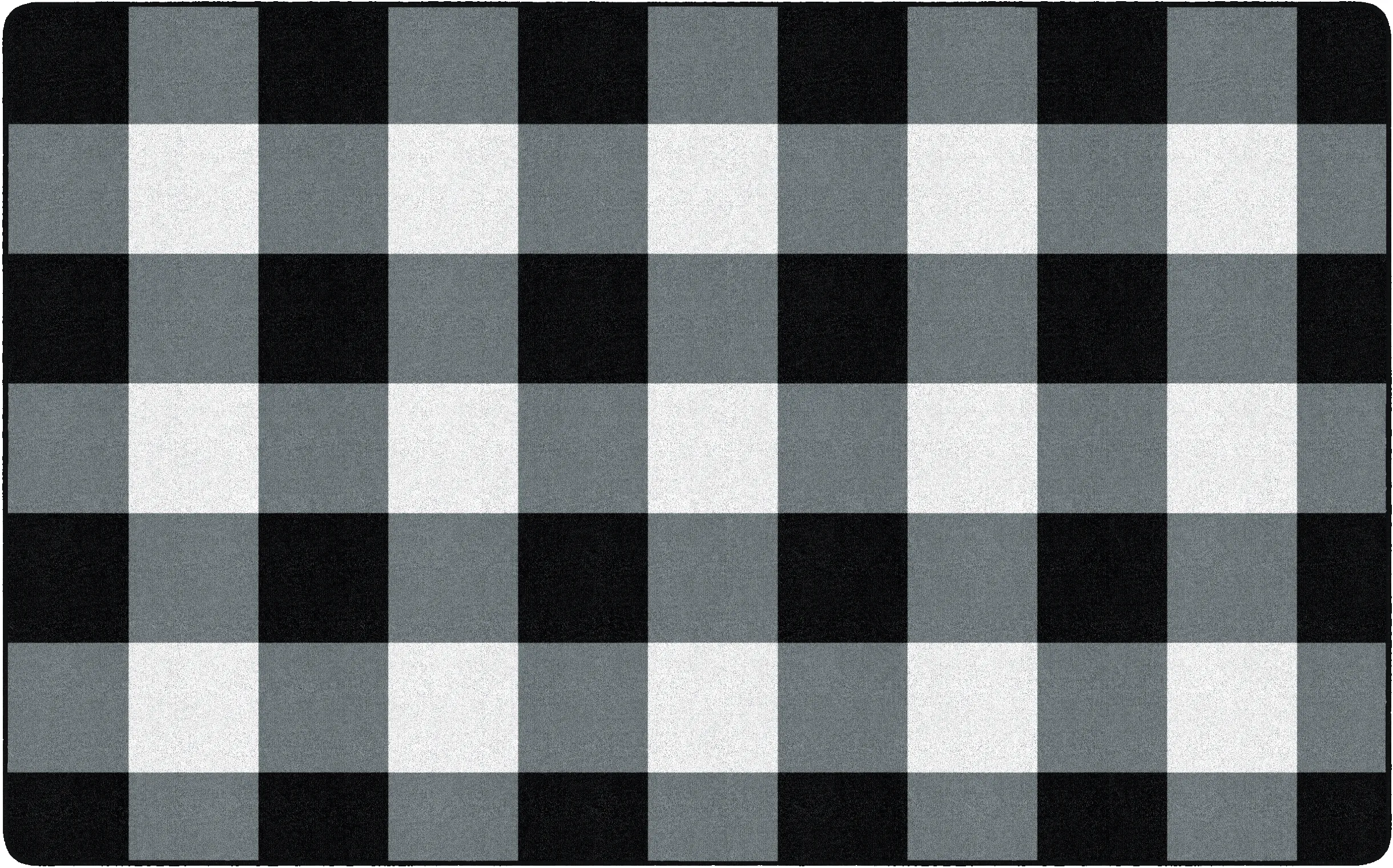 Black & White Buffalo Check | Classroom Rug | Schoolgirl Style