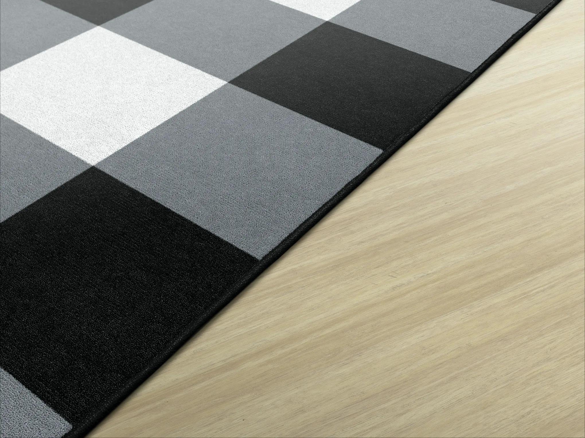 Black & White Buffalo Check | Classroom Rug | Schoolgirl Style