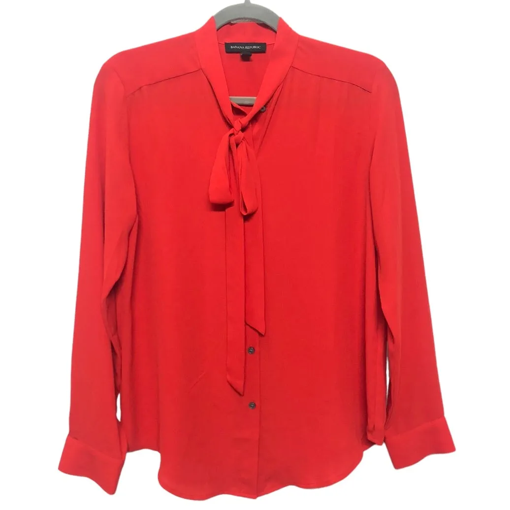 Blouse Long Sleeve By Banana Republic  Size: Xs