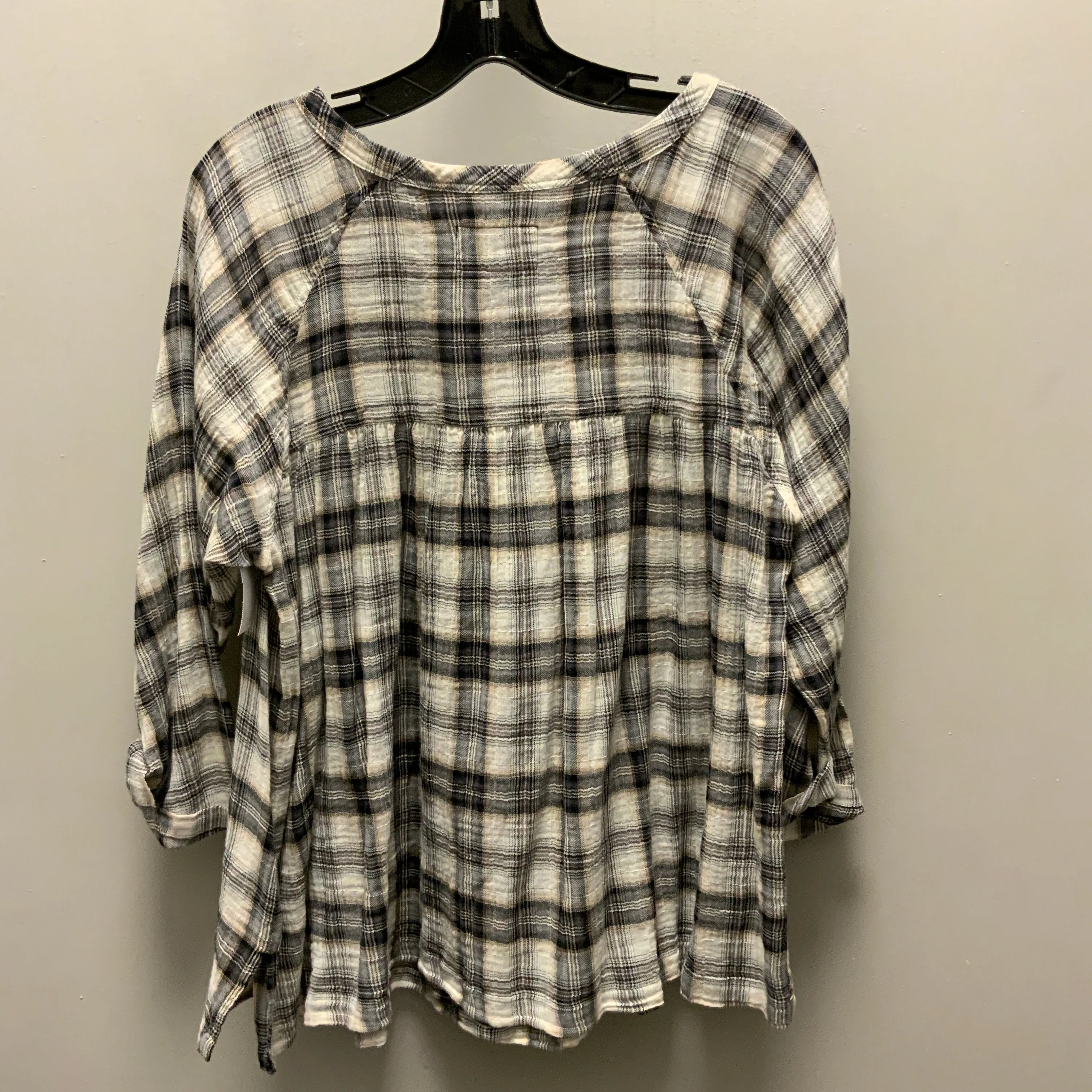 Blouse Long Sleeve By Current Elliott  Size: L