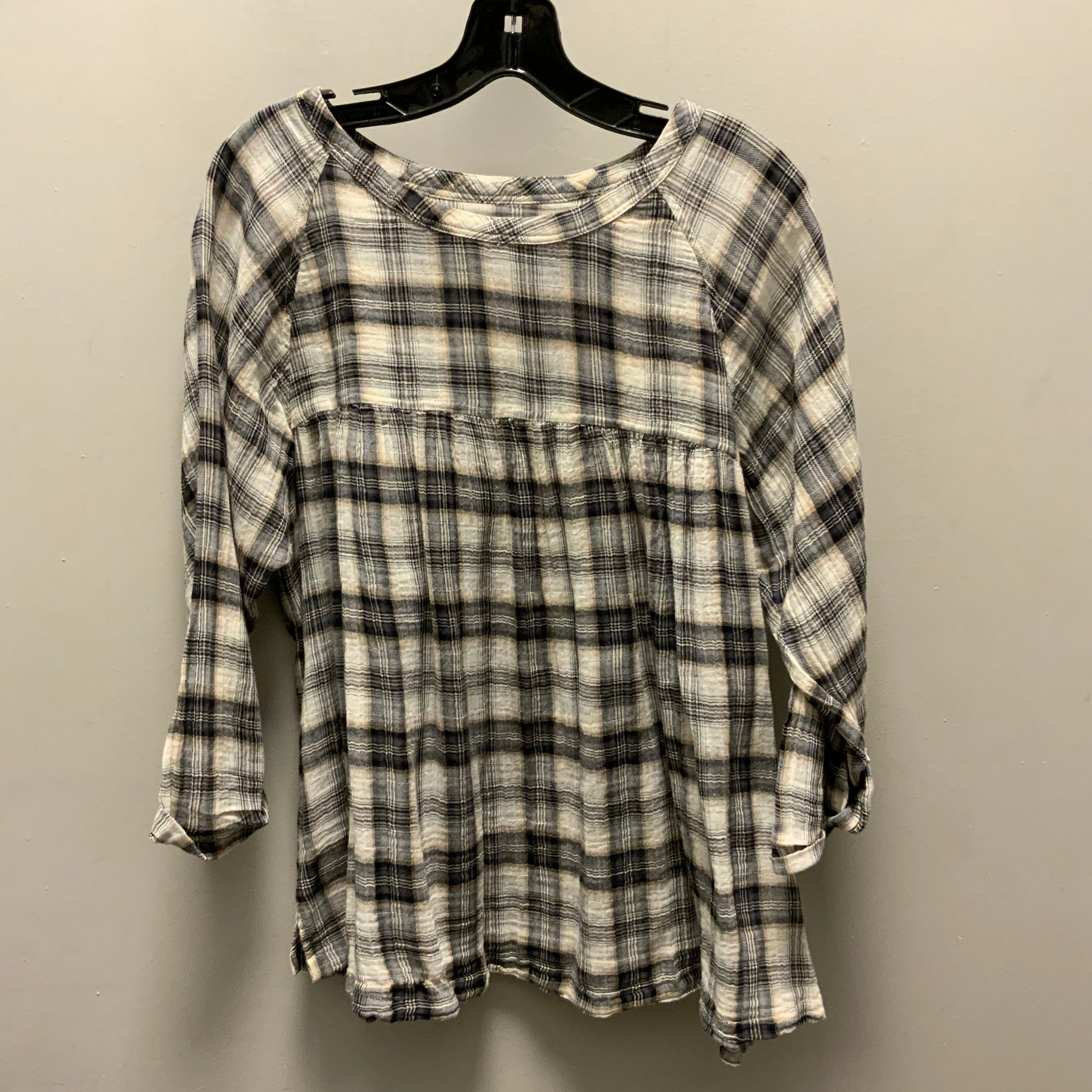 Blouse Long Sleeve By Current Elliott  Size: L