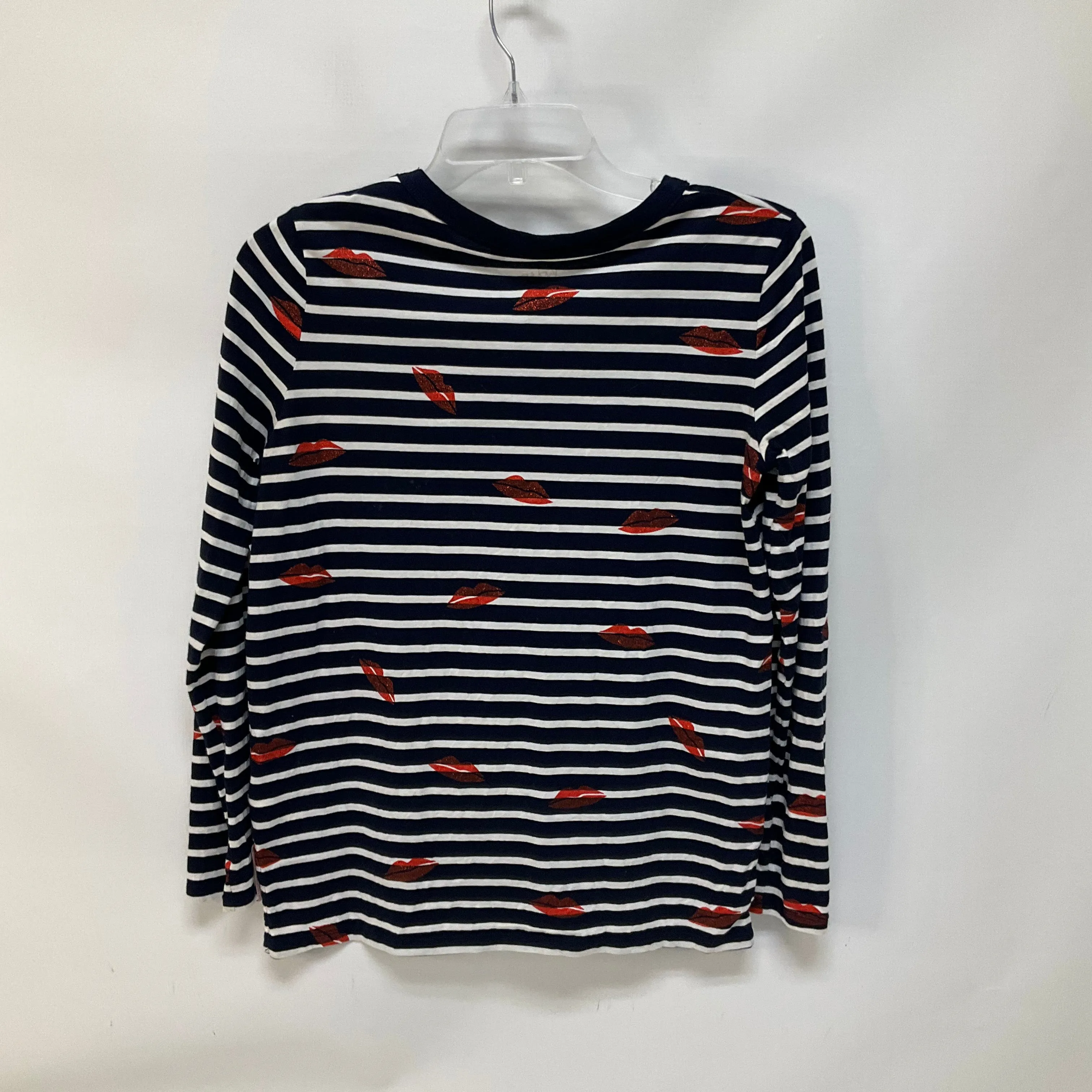 Blue & White Top Long Sleeve Boden, Size Xs