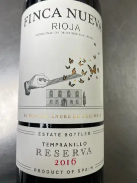 Bodegas Finca Nueva 2016 Reserva Rioja Tempranillo