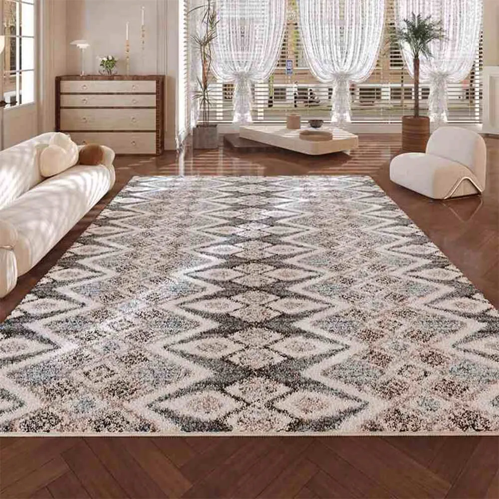 Bohemian Geometric Art Soft Comfort Smooth Area Rug