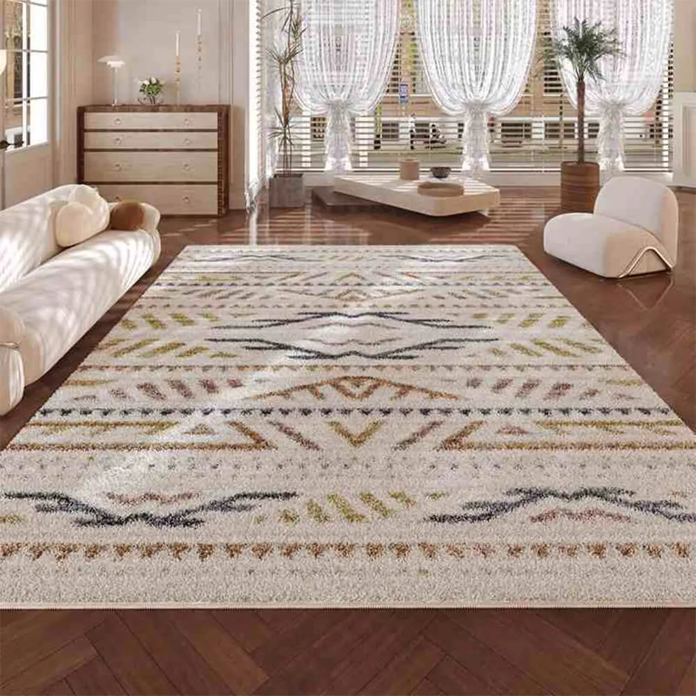 Bohemian Geometric Art Soft Comfort Smooth Area Rug