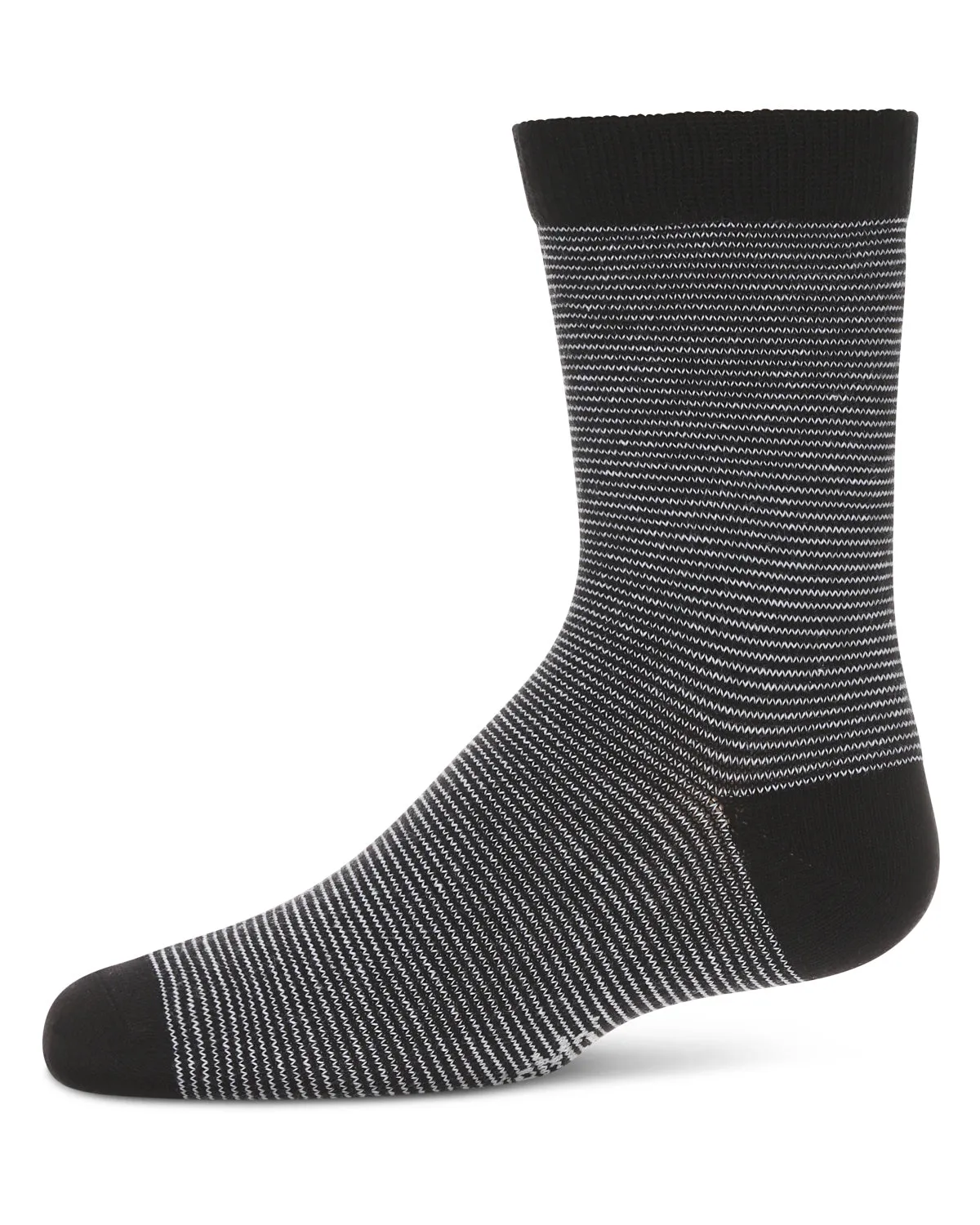 Boys' Horizontal Stripe Crew Socks