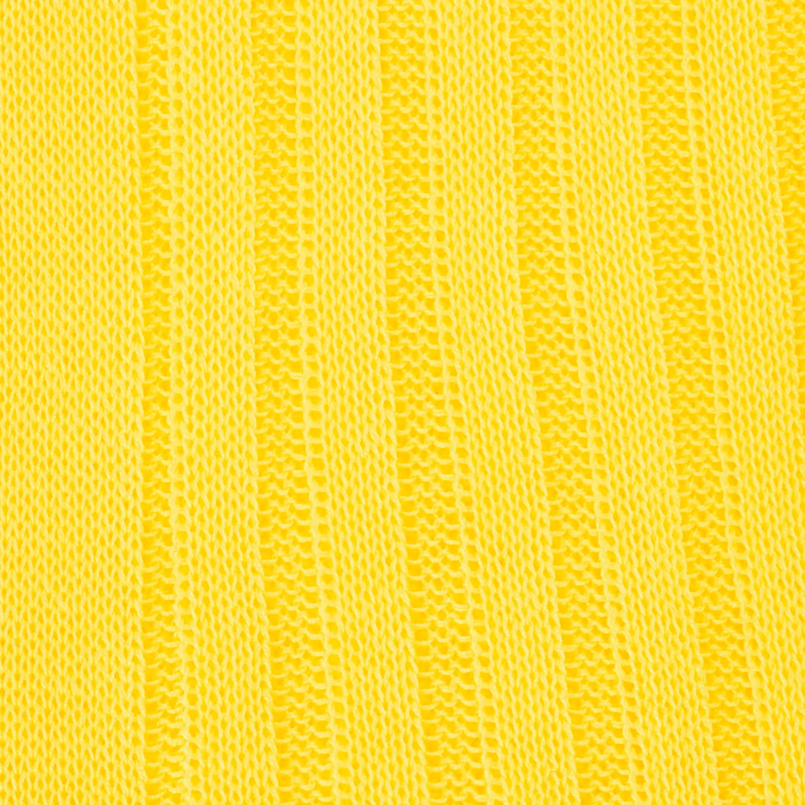 Bright Yellow Long Cotton Socks