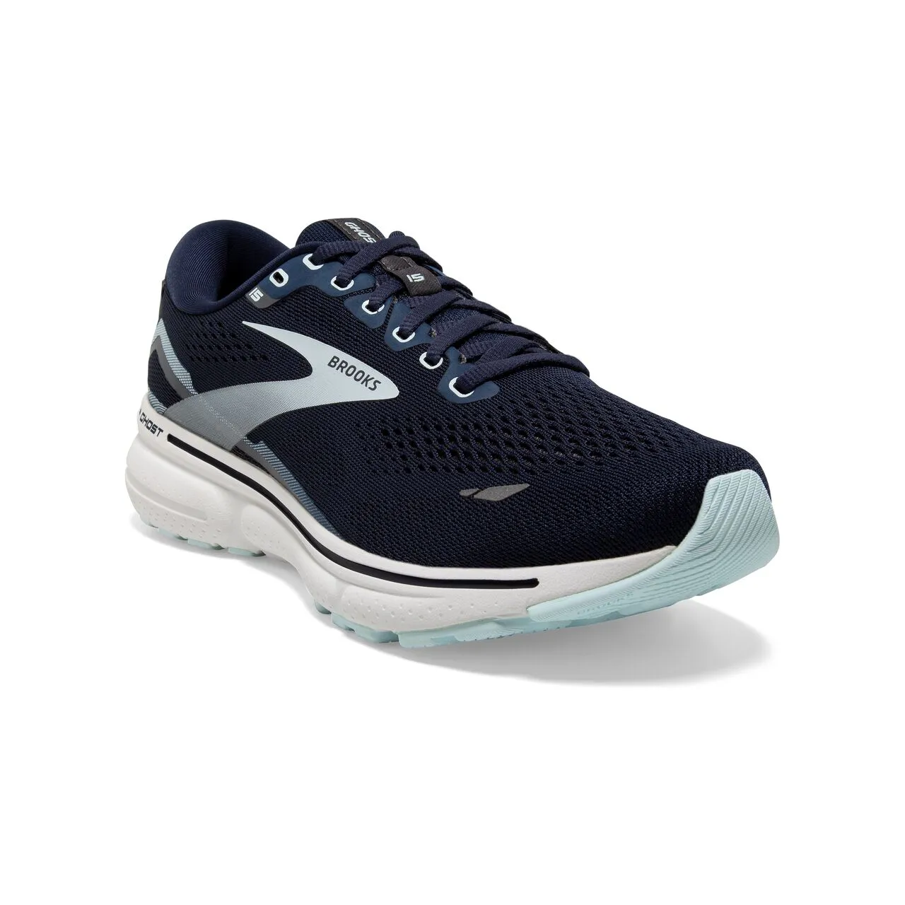 Brooks Ghost 15 Narrow (Womens) - Peacoat/Pearl/Salt Air