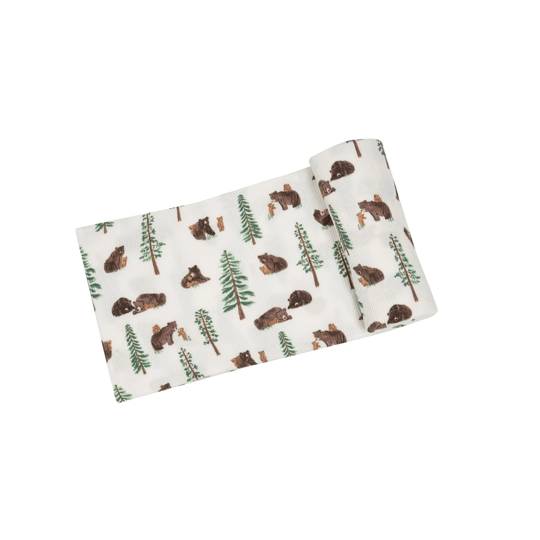 Brown Bears Swaddle Blanket