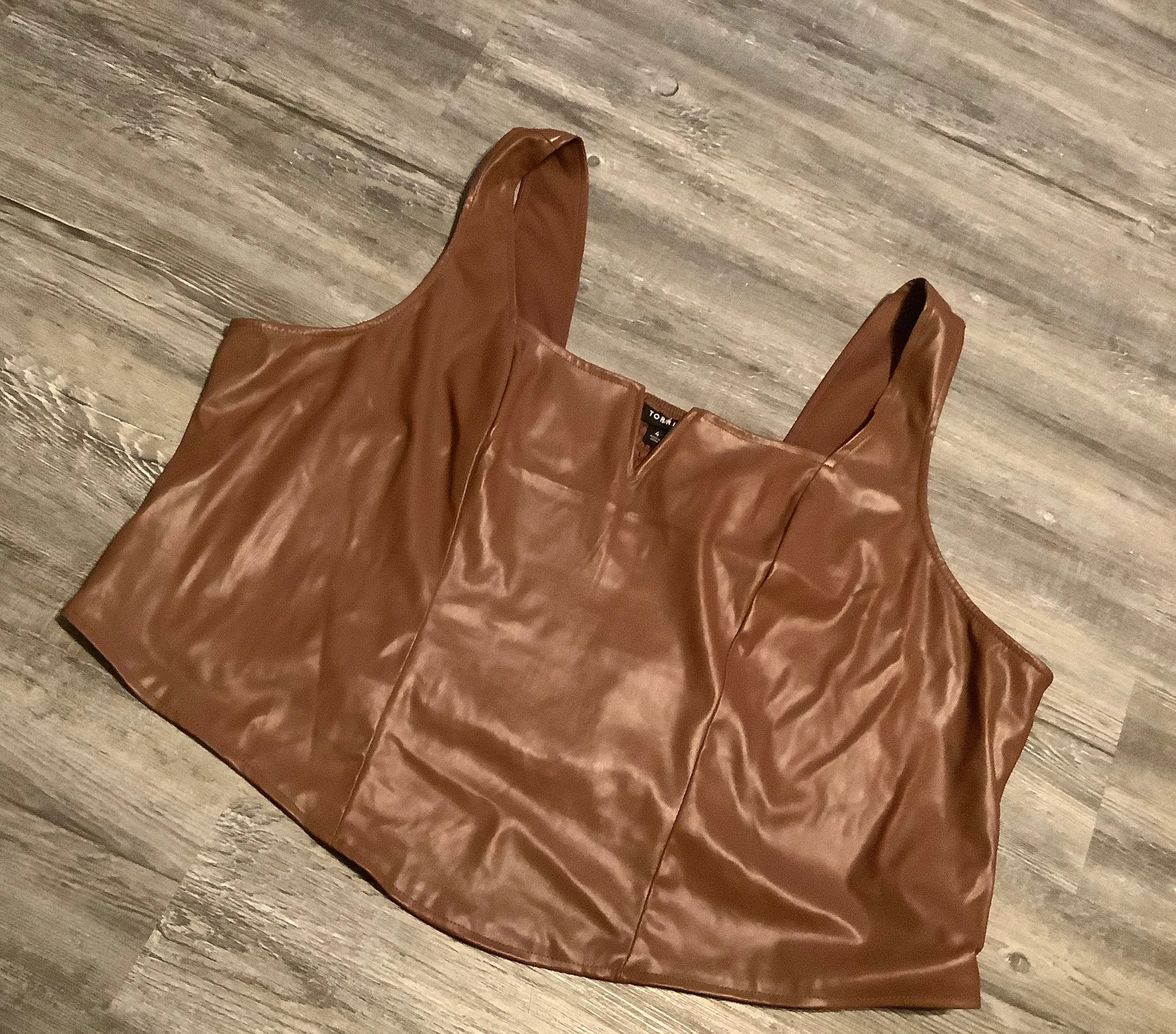 Brown Top Sleeveless Torrid, Size 4x