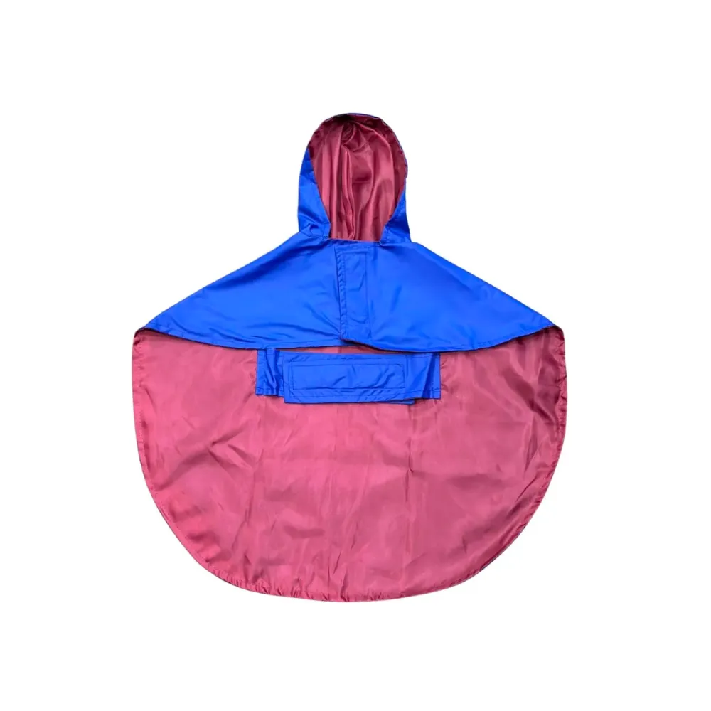 Cape Style Dog Raincoat (Blue)