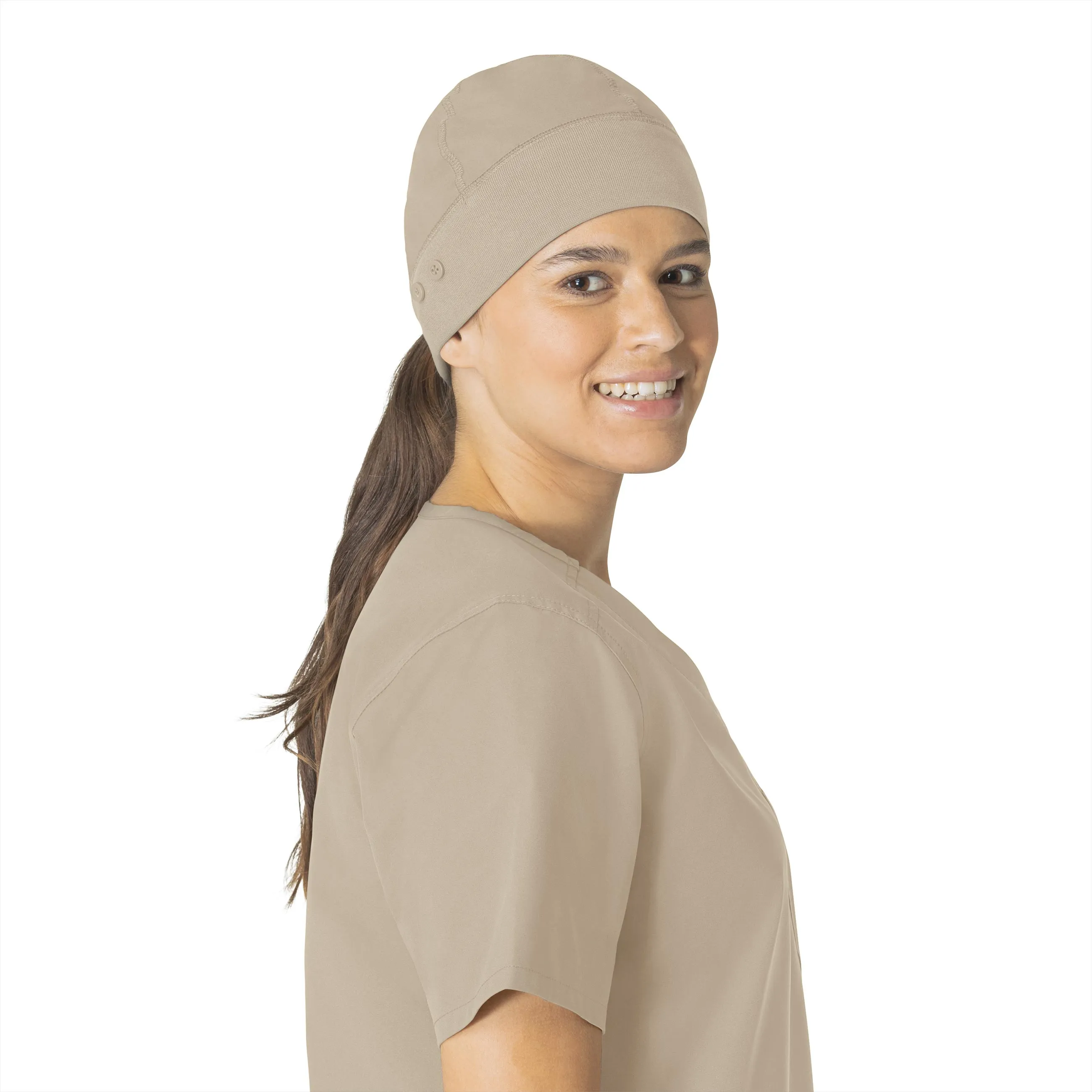 Carhartt Force Essentials Unisex Beanie Scrub Cap - Khaki