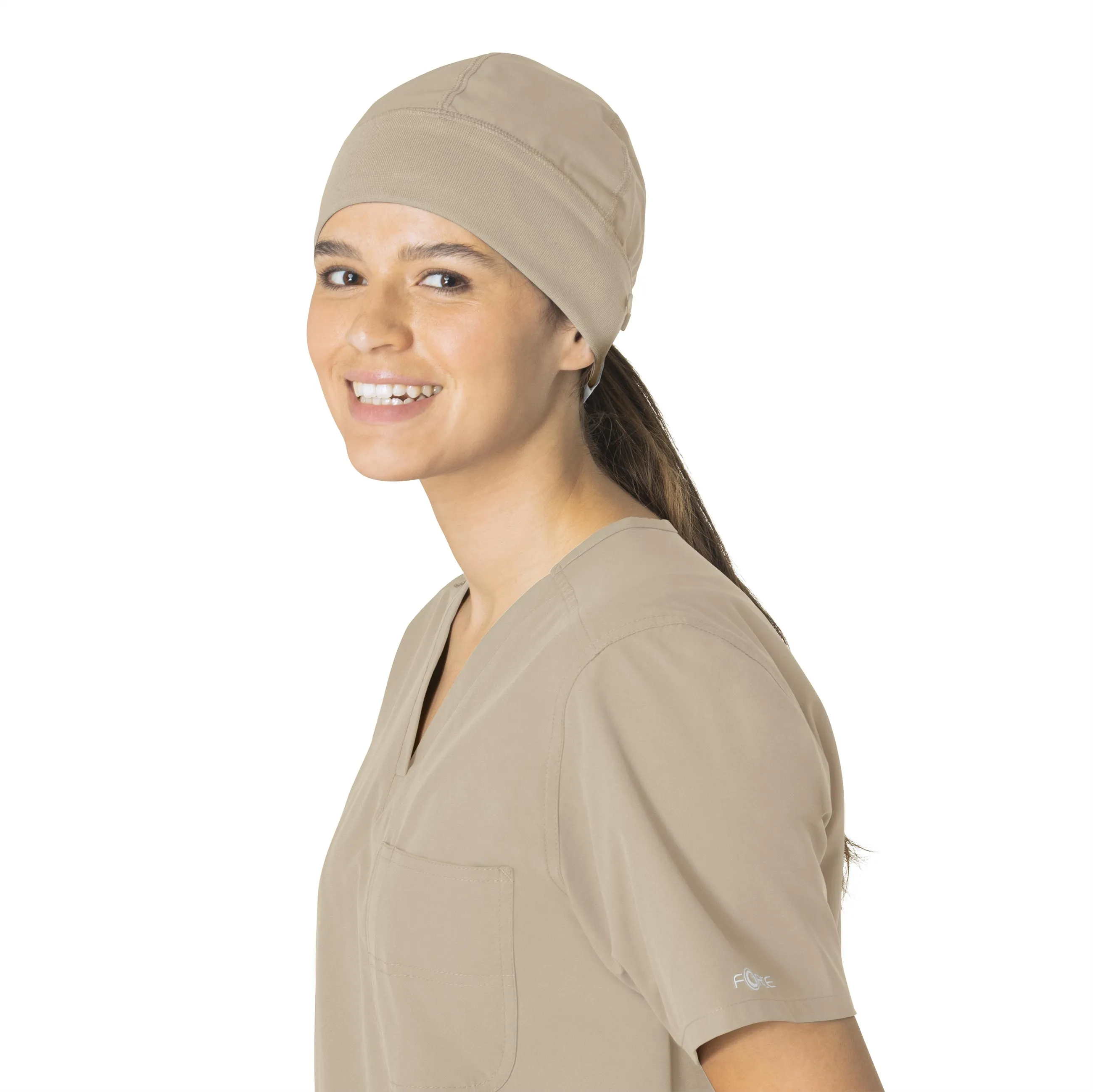 Carhartt Force Essentials Unisex Beanie Scrub Cap - Khaki