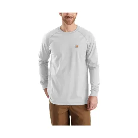 Carhartt Men's Flame Resistant Force Long-Sleeve T Shirt - Light Gray