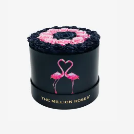 Classic Black Box | Flamingo Edition | Black & Pink Gold Mini Roses | Target