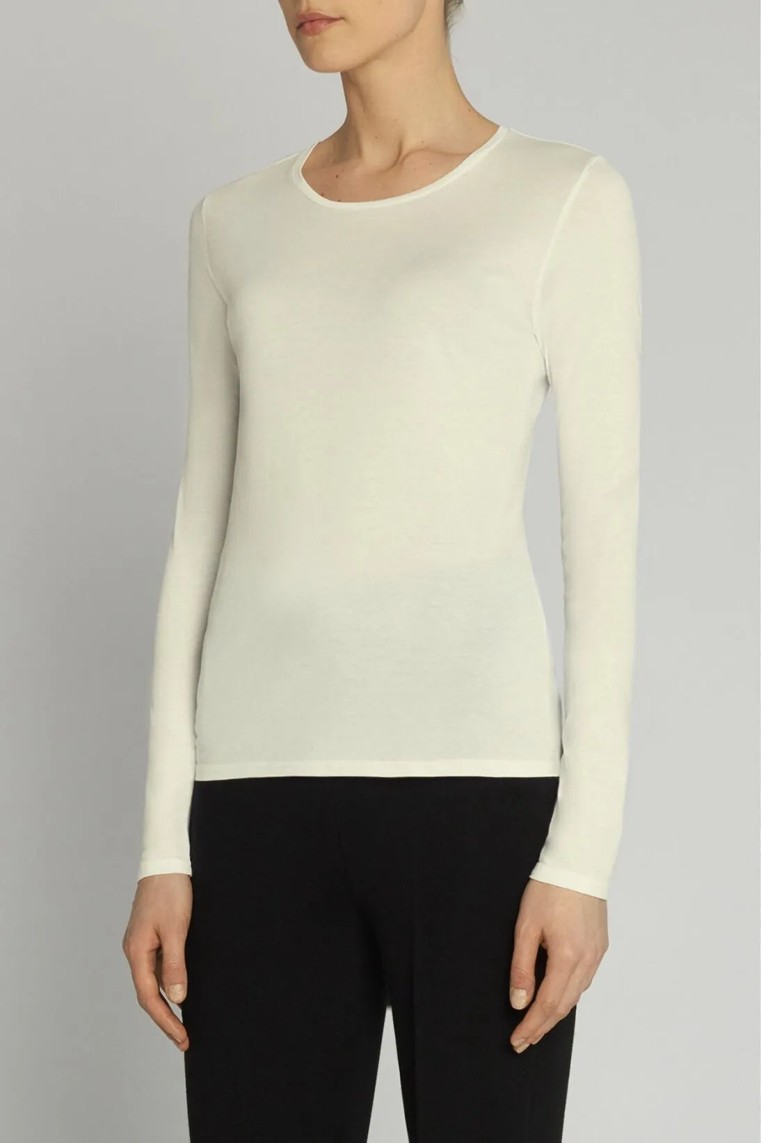 COTTON LONG SLEEVE TEE