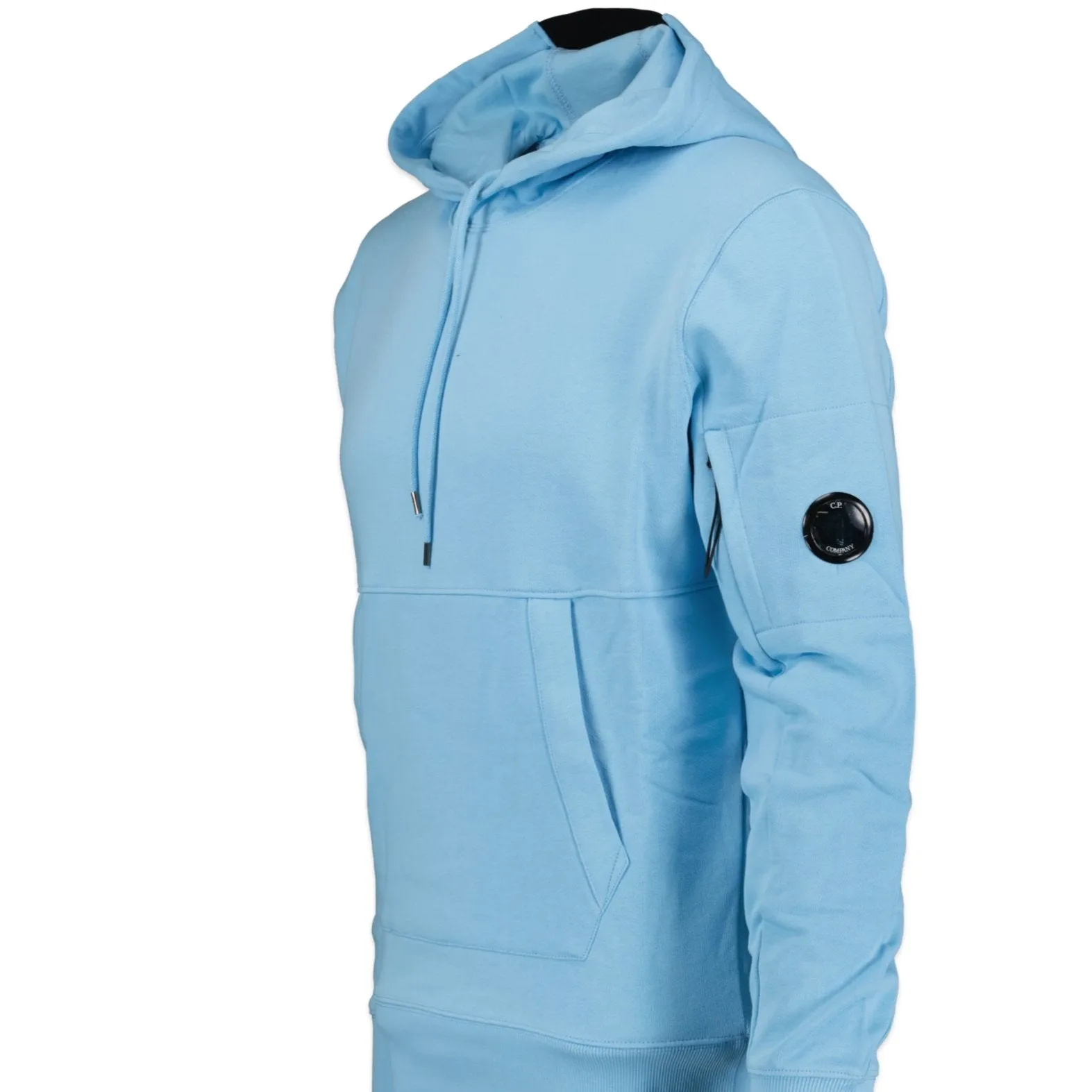 CP COMPANY Micro Lens Diagonal Raised Hoodie Blue