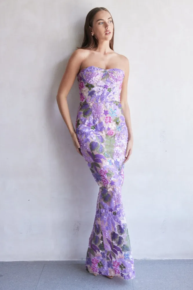 Dahlia Strapless Gown