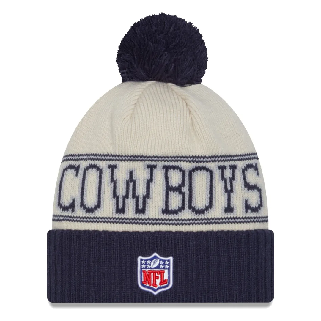 Dallas Cowboys New Era NFL23 History Sideline Sport Knit Toque