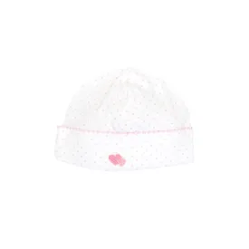 Double Love Embroidery and Printed Hat | Baby Girl