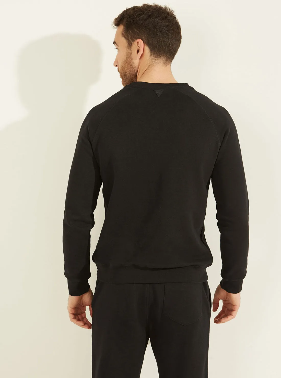 Eco Black Aldwin Active Logo Jumper