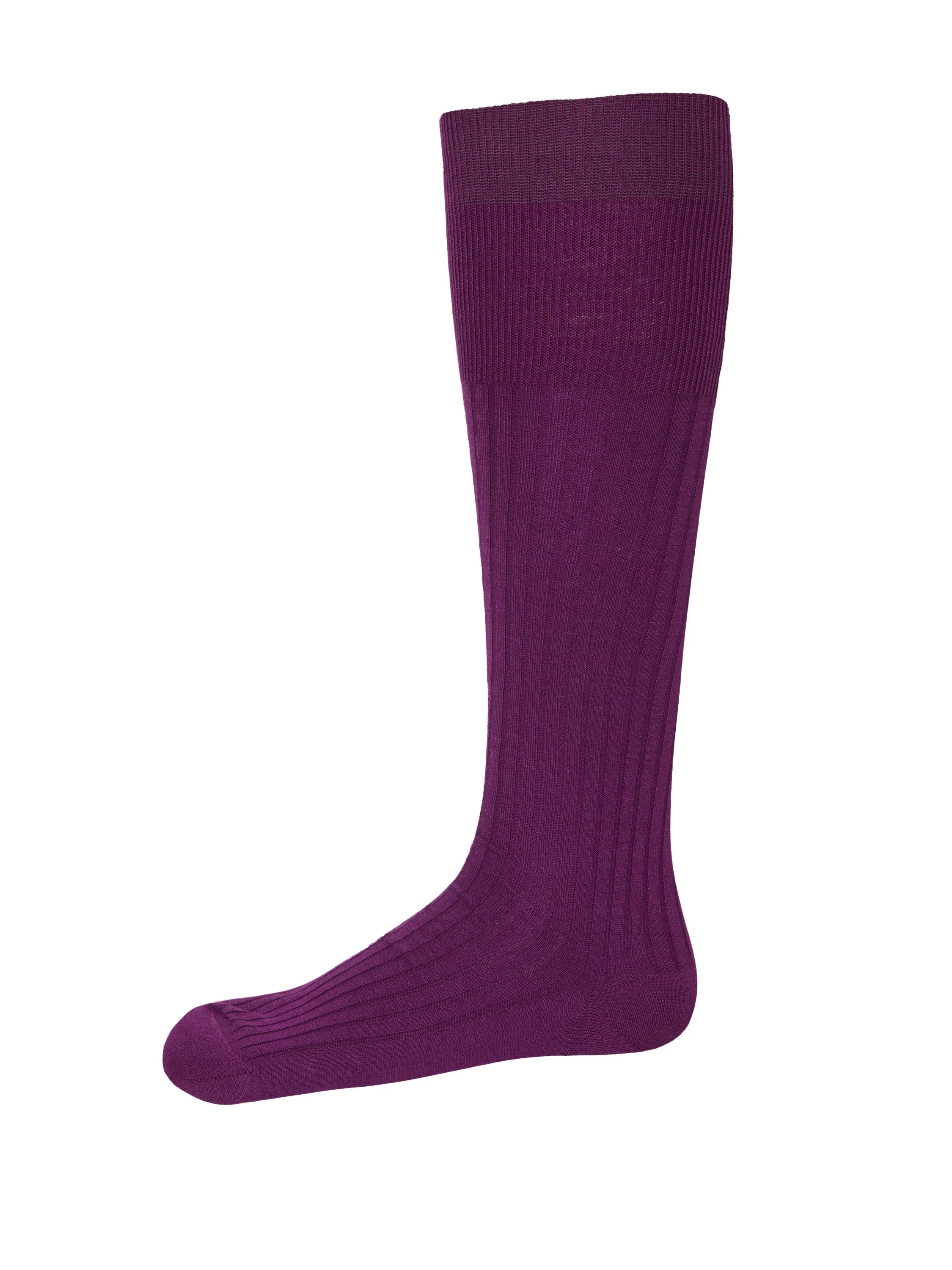 Egyptian Cotton Socks - Wine