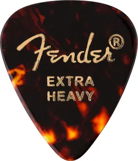 Fender Tortoise Shell, 351 Shape, Extra Heavy, 12 Count