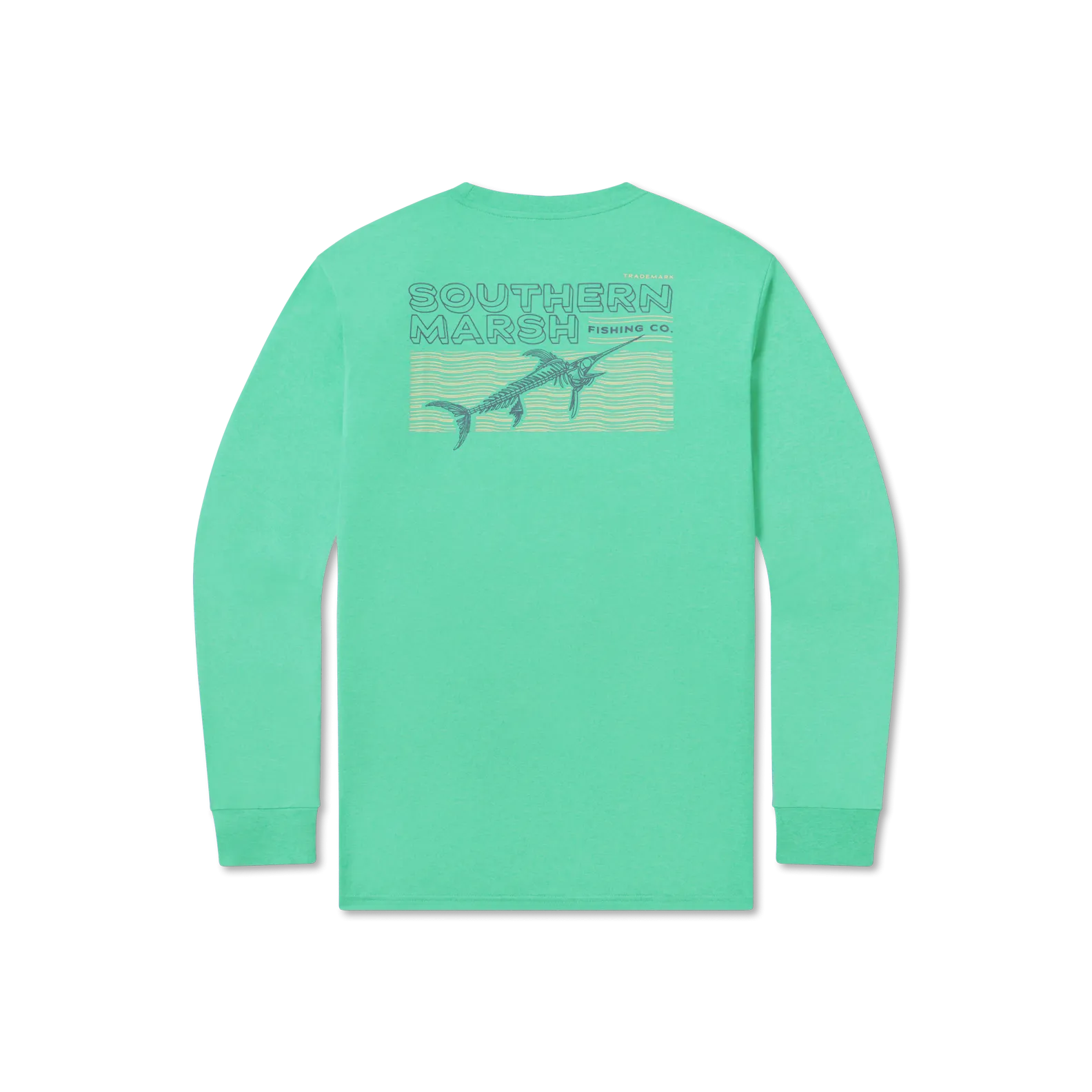 FieldTec™ Featherlight Tee - Marlin Waves - Long Sleeve