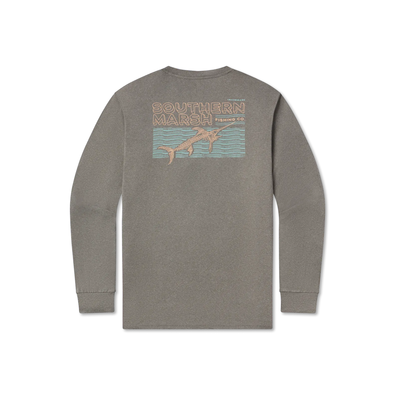 FieldTec™ Featherlight Tee - Marlin Waves - Long Sleeve