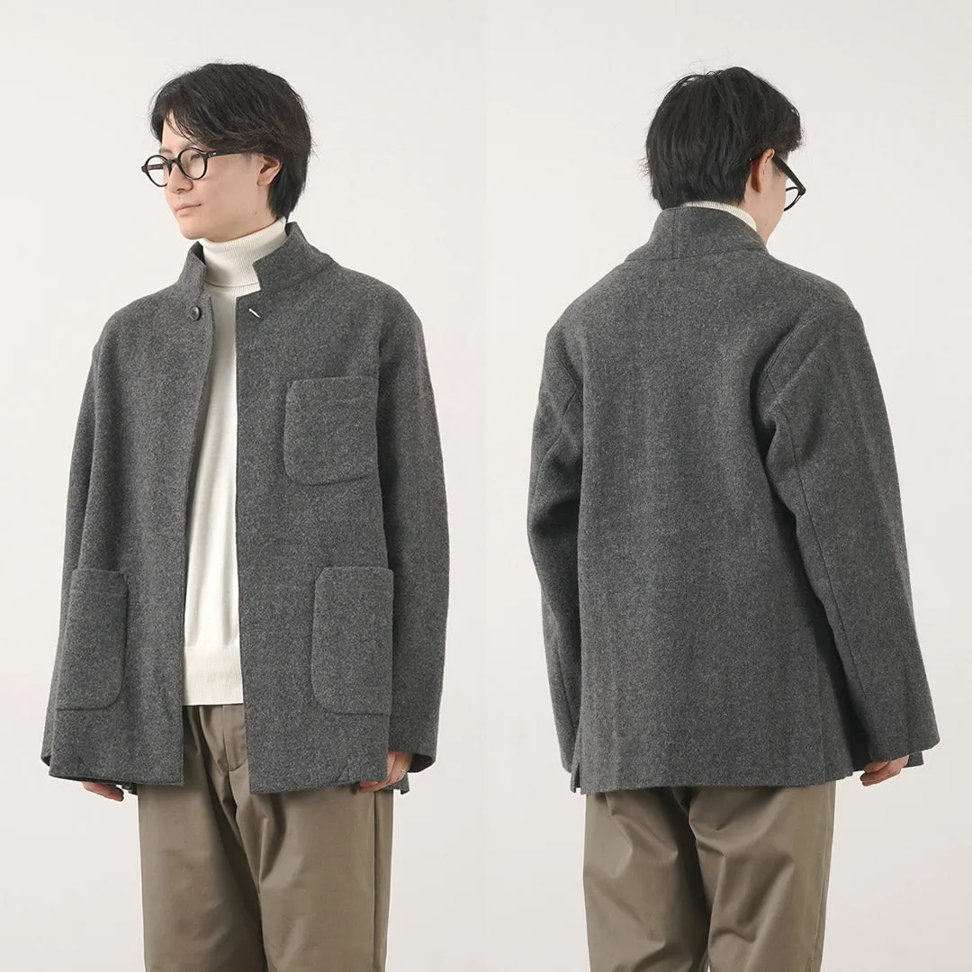 FILMELANGE / Hiet Melton Knit Jacket